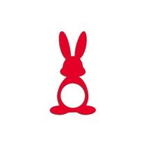 Porta Guardanapo Coelho Frente Kit 4 Peças 5,5cmx10cm- Cria Arte Laser Vermelho