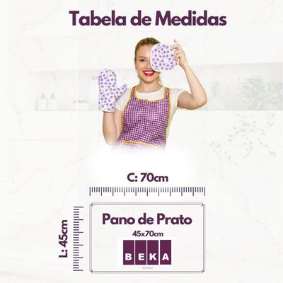 Kit 5 Pano De Prato Super Luxo Atoalhado Premium Gourmet Beka - Preto