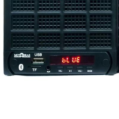 Rádio Portátil Motobras Rm-pu32ac 7 Faixas Preto