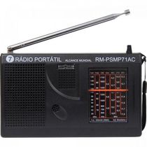Rádio Portátil Rm-psmp71ac Preto Motobras