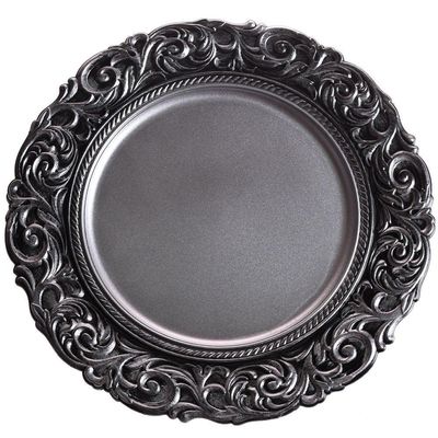 Sousplat 33cm Decorativo Tessi Barroque Gold