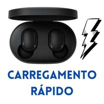 Fone De Ouvido Via Bluetooth Preto Básico Para Iphone 11 Pro