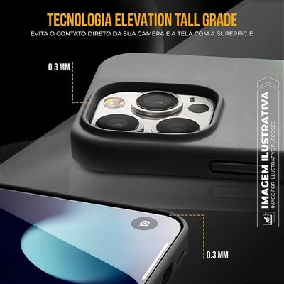 Kit Capa Silicon Premium E Película Hydrogel Hd Para Iphone 16 - Gshield