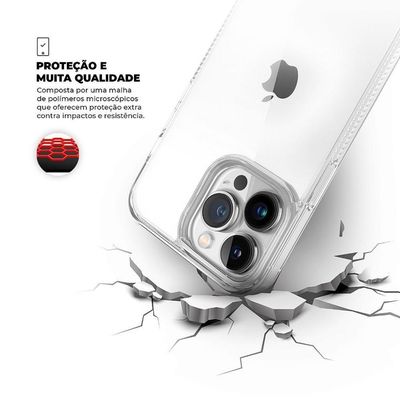 Kit Capa Anti-slip E Película Ultra Safe Para Iphone 15 Pro - Gshield