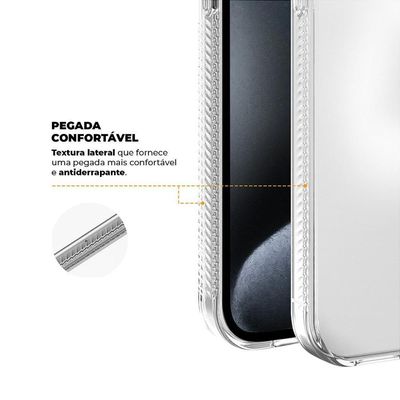 Kit Capa Anti-slip E Película Ultra Safe Para Iphone 15 Pro - Gshield