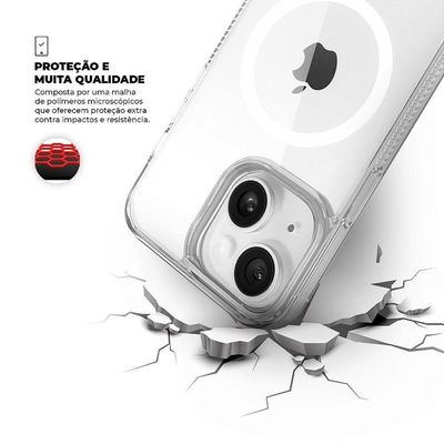 Kit Capa Anti-slip Magsafe E Película Ultra Safe Para Iphone 15 - Gshield