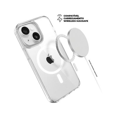 Kit Capa Anti-slip Magsafe E Película Ultra Safe Para Iphone 15 - Gshield