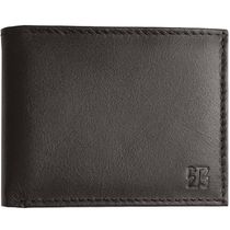 Carteira Compacta Masculina Slim Couro Marrom Porta Cartão Veneza Briolly
