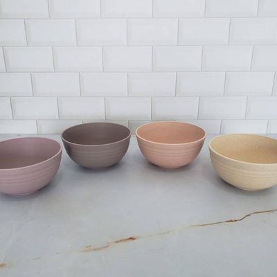 Kit 20 Cumbucas Bowl de Bambu Ecológico Sortido Sobremesa Cereais Frutas Petiscos