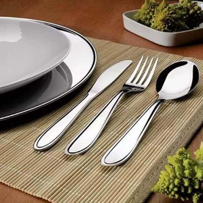 Kit 120 Garfos de Mesa 19cm Inox Lyon Brinox Talheres Restaurantes Hotel Buffet