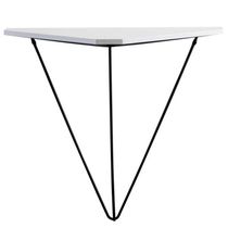 Prateleira Com Suporte Aramado Floreira Triangular Tri Grafite