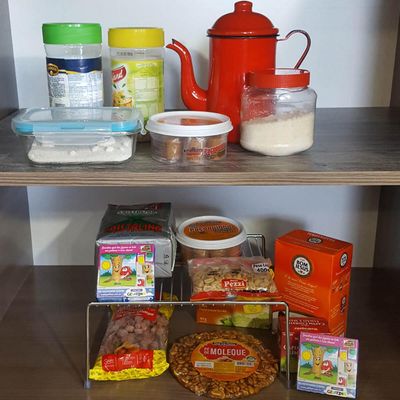 Organizador Médio de Armário Bancada Prateleira Aramado 30cm