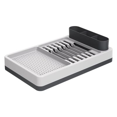 Escorredor De Louça Flat Cores Cinza Frio + Cinza Grafite Coza Cinza Frio + Cinza Grafitte