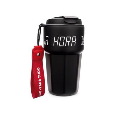 Copo Termico Com Tampa Hora Do Cafe