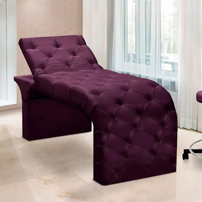 Maca De Estética Reclinável E Reta Andressa Roxo Veludo