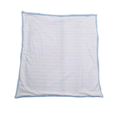 Manta Bebe Dupla Face 80x80cm - Magic Enxovais Azul