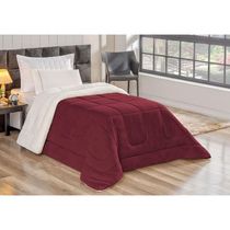 Coberdrom Casal Soft Marsala Valle Enxovais 1 Peça