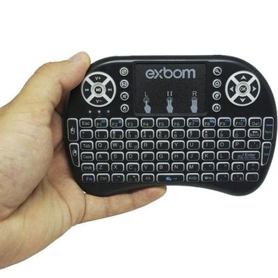 Mini Teclado Sem Fio Com Touchpad E Led - 2695 - Exbom