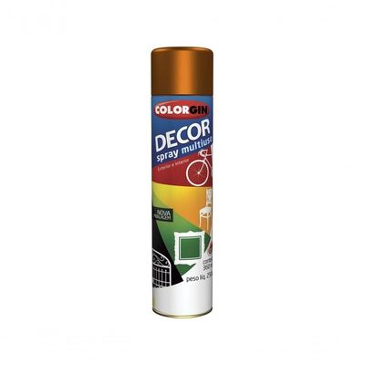 Tinta Spray Colorgin Decor Marrom Barroco
