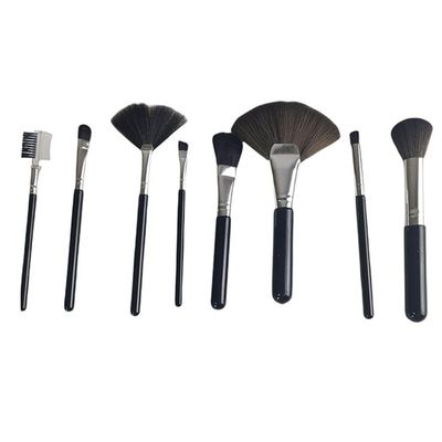 Pincel 8 Peças Make Up Profissional Base Po Corretivo Sombra