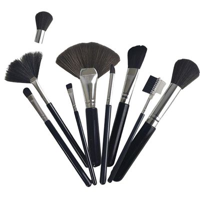 Pincel 8 Peças Make Up Profissional Base Po Corretivo Sombra