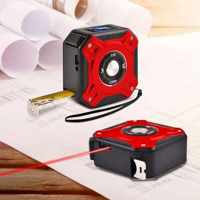 Trena Laser Digital Exbom Multifuncional 50m Vermelho