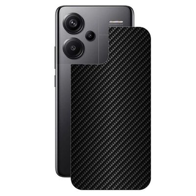 Película Para Redmi Note 13 Pro Plus 5g - Traseira De Fibra De Carbono Preta - Gshield