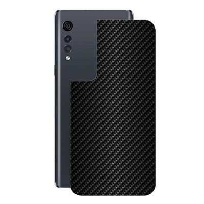 Película Para Lg Velvet - Traseira De Fibra De Carbono Preta - Gshield