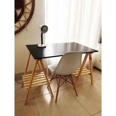 Cavalete Para Apoio Mesa Bancada Madeira Pinus C/ Estrado