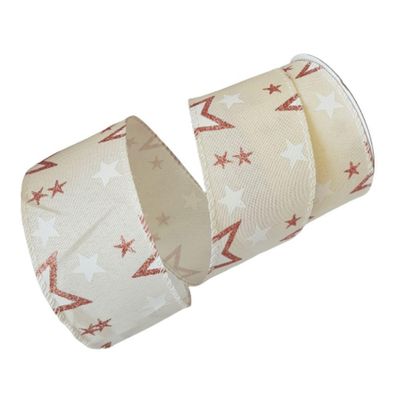 Fita Decorativa Natal Aramada Estrela Comp 9.14m
