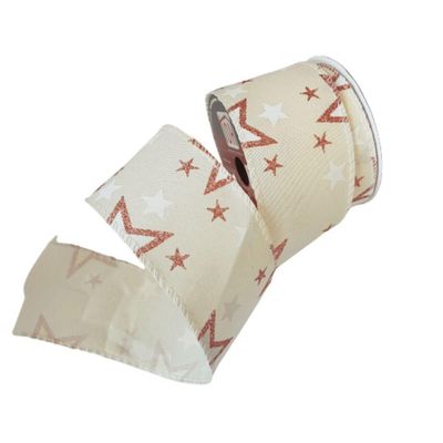 Fita Decorativa Natal Aramada Estrela Comp 9.14m