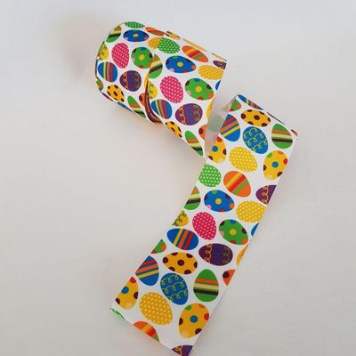 Fita Poliéster Com Ovinhos Coloridos Comp 9.14m