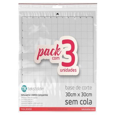 Kit 3 Bases De Corte Silhouette Cameo 30x30 Sem Cola