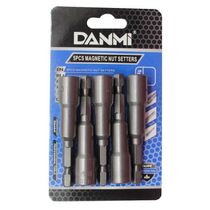 Jogo De Soquetes Magnéticos 8 Mm 5 Peças Danmi®