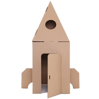 Kit Foguete Casinha Para Brincar - Papelão - Eu Amo Papelão
