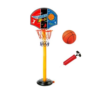Kit Basketball Com Pedestal Ajustável Bola E Bomba Go Play