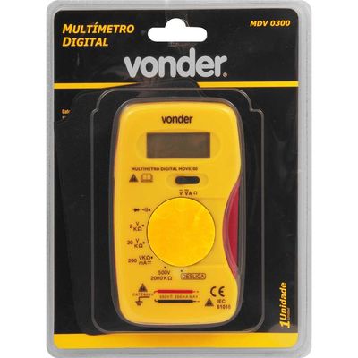 Multímetro digital MDV 0300 VONDER