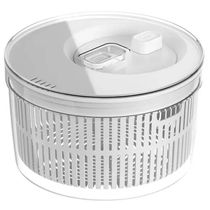 Secador e Organizador de Saladas Legumes Verduras 5,5l Clear Fresh Natural Geladeira