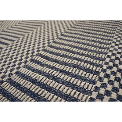 Tapete P/ Sala Serido 21409 L.grey/navy 2,30x3,00 São Carlos