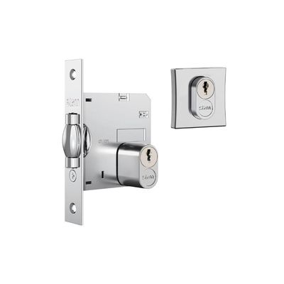 Fechadura Pivotante 1005 Redonda Inox - Stam Quadrado