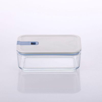 Pote De Vidro Hermético Retangular - Tampa Com Alavanca - 1100ml - Perfect Seal - Neoflam