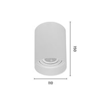 Spot De Sobrepor Astraled Carina Par 20 E27 Redondo Bivolt Branco Ss-7708