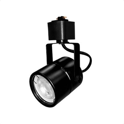 Spot Taschibra Classic Fenda Mr16 Para Trilho Eletrificado Preto