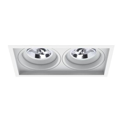 Spot Embutir Recuado Microborda Duplo Ar70 Branco - Interlight