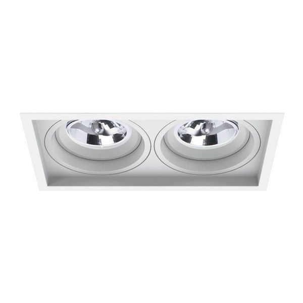 Spot Embutir Recuado Microborda Duplo Ar70 Branco - Interlight