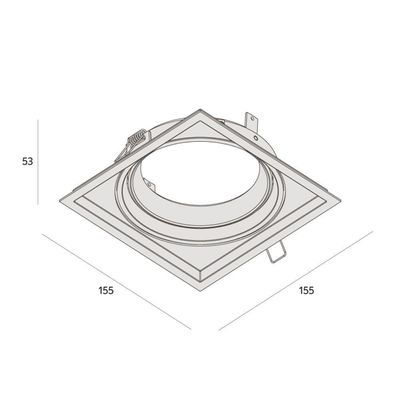 Spot Embutir Recuado Microborda Par30 Branco - Interlight