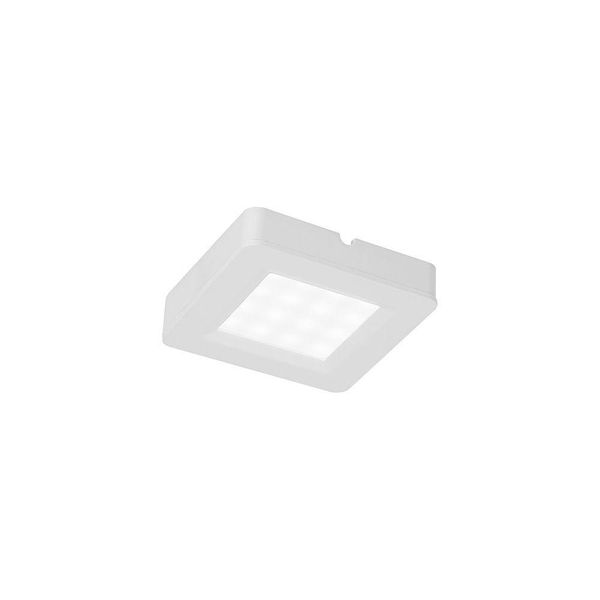 Spot De Sobrepor-embutir Nordecor Lyas Quadrado Led 2w Bivolt Branco 3000k Luz Amarela