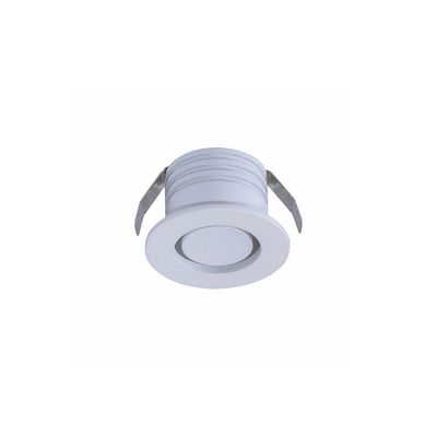 Spot De Embutir Nordecor Nobi Mini Led 3w Bivolt Branco 3000k Luz Amarela