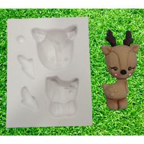Molde Silicone Bosque Cervo Veado Veadinho 3D