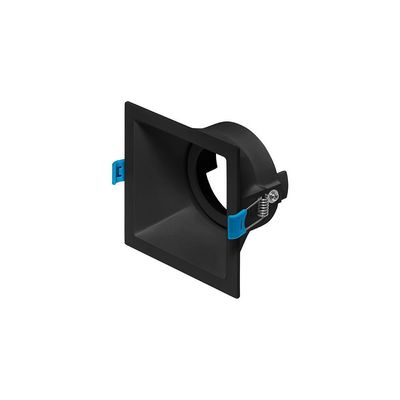 Spot De Embutir Recuado Stella Square Par 20 E27 Quadrado Bivolt Preto